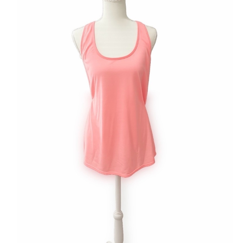 Lilly Pulitzer Coral Racerback Tank Top XL Flowy Lightweight